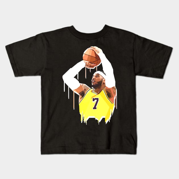 CARMELO ANTHONY Kids T-Shirt by Vector Baturaja